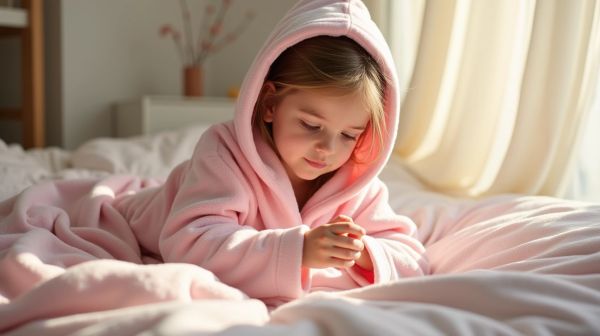 Choisir un peignoir polaire pour filles : confort et douceur garantis