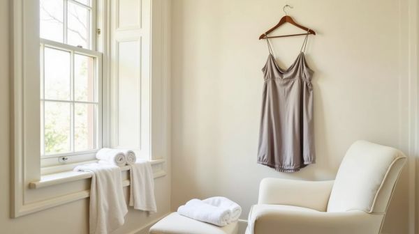 Optez pour le confort et l'élégance d'un peignoir satin